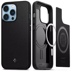 Tok Spigen Mag Armor, matte black - iPhone 13 Pro (ACS03281) kép