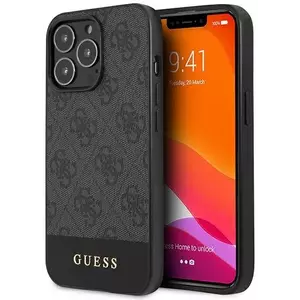 Tok Guess GUHCP13LG4GLGR iPhone 13 Pro 6, 1" grey hardcase 4G Stripe Collection (GUHCP13LG4GLGR) kép