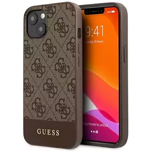 Tok Guess GUHCP13SG4GLBR iPhone 13 mini 5, 4" brown hard case 4G Stripe Collection (GUHCP13SG4GLBR) kép