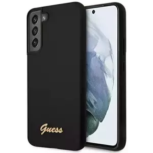 Tok Guess GUHCS22MLSLMGBK S22+ S906 black hardcase Silicone Script Metal Logo (GUHCS22MLSLMGBK) kép