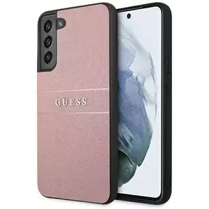 Tok Guess GUHCS22MPSASBPI S22+ S906 pink Saffiano Stripe (GUHCS22MPSASBPI) kép