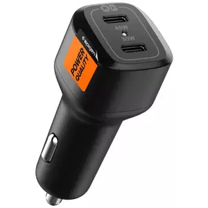 Autó töltő SPIGEN PC2200 ARCSTATION 2-PORT CAR CHARGER PD75W BLACK (ACP04581) kép