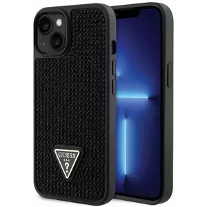 Tok Guess iPhone 14 6.1" black hardcase Rhinestone Triangle (GUHCP14SHDGTPK) kép