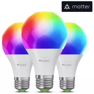 Nanoleaf Essentials Smart A60 Bulb E27, Matter 3PK (NF080B02-3A19E) kép