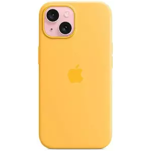 Tok Apple MWNA3ZM/A iPhone 15 6.1" MagSafe radiant yellow/sunshine Silicone Case (MWNA3ZM/A) kép