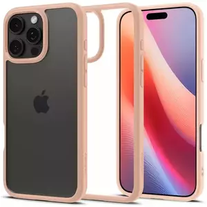 Tok Spigen Ultra Hybrid, rose titanium - iPhone 16 Pro Max (ACS08688) kép