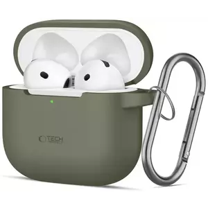 Tok TECH-PROTECT SILICONE HOOK APPLE AIRPODS 4 OLIVE GREEN (5906302370085) kép