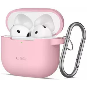 Tok TECH-PROTECT SILICONE HOOK APPLE AIRPODS 4 DUSTY PINK (5906302370054) kép