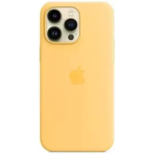 Tok Apple MPU03FE/A iPhone 14 Pro Max 6.7"" MagSafe yellow Silicone Case (MPU03FE/A) kép