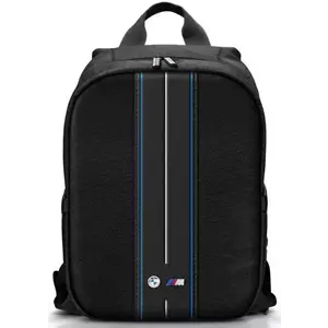 BMW Backpack BMBP15COMPVSKL 16" black Nylon Blue Stripe (BMBP15COMPVSKL) kép