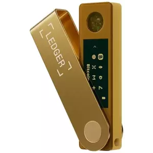 Hardver pénztárca Ledger Nano X Gold Crypto Hardware Wallet (LEDGERNANOXG) kép