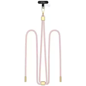 Szíj TECH-PROTECT C2S ROPE CROSSBODY STRAP BABY PINK/GOLD (5906302371228) kép