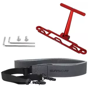 Tartó Sunnylife Mount with strap for DJI RC / RC 2 controller (red) ZJ764-R kép