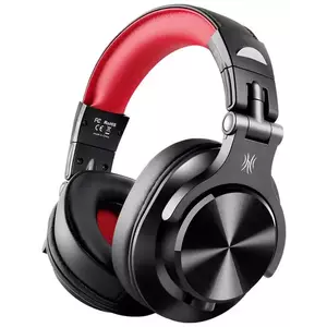 Fejhallgató Oneodio A71 Wired Headphones (Black and Red) kép