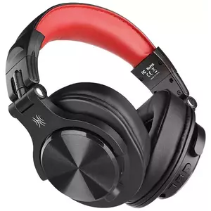 Fejhallgató Oneodio Fusion A70 Wireless Headphones (Black and Red) kép