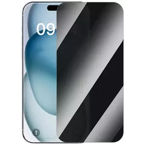 TEMPERED KIJELZŐVÉDŐ FÓLIA Baseus Superior privacy glass for iPhone 15 Plus kép