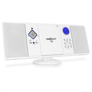 OneConcept V-12-BT bluetooth sztereó rendszer FM, USB, SD, AUX kép