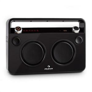 Auna Bebop Ghettoblaster, fekete, USB bluetooth AUX MIC kép