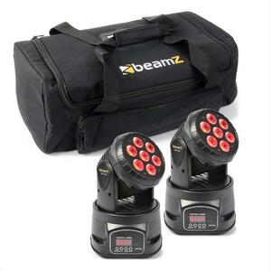 Beamz fényhatás készlet, 2 x MHL-74 Moving-Head Mini Wash & 1 x Soft Case kép