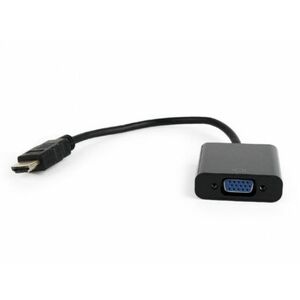 Gembird HDMI - VGA átalakító kábel (A-HDMI-VGA-04) fekete kép