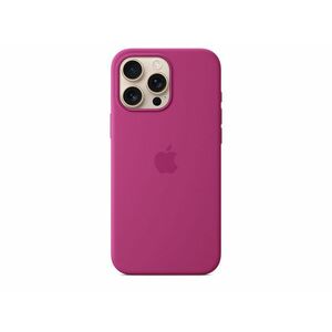 Apple iPhone 16 Pro Max Accessory (MYYX3ZM/A) Silicone Case with MagSafe - Fuchsia (Seasonal) kép