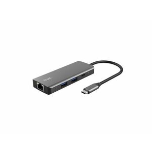 TRUST DALYX 6in1 USB-C HUB, ezüst kép