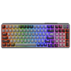 COOLER MASTER MK770 Mechanikus Gaming Vezeték Nélküli Billentyűzet - Red Switch (MK-770-GKKR1-HU) Space Grey - magyar kép