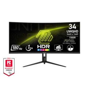 MSI MAG 342CQR E2 34 UWQHD VA 180Hz ívelt gaming monitor (9S6-3DB64H-068) kép