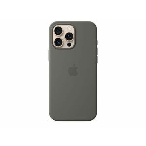 Apple iPhone 16 Pro Max Accessory (MYYV3ZM/A) Silicone Case with MagSafe - Stone Gray kép