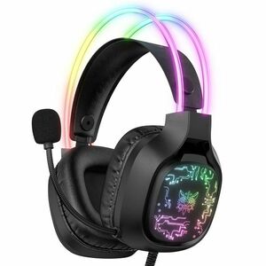 Onikuma X22 RGB Gamer headset - fekete kép