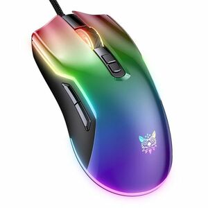 Onikuma CW922 RGB Silent Gamer egér - fekete kép