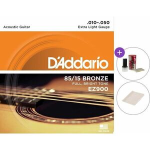 D'Addario EZ900 SET Akusztikus gitárhúrok kép