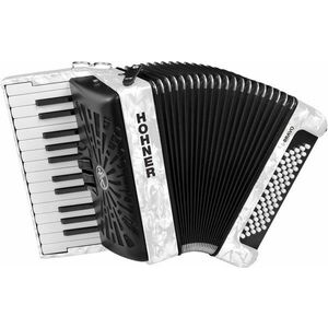 Hohner Bravo II 60 Billentyűs harmonika White kép