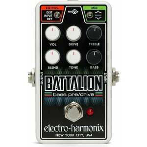 Electro Harmonix Nano Battalion Bass Preamp & Overdrive Basszusgitár effektpedál kép