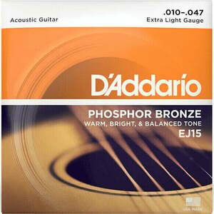 D'Addario EJ15-3D Akusztikus gitárhúrok kép