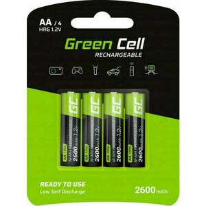 Green Cell HR6 2600mAh 4 AA Elem kép