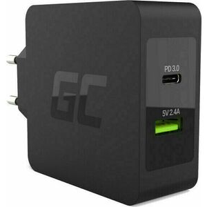 Green Cell CHAR10 Charger USB-C 45W PD 45.0 AC adapter kép