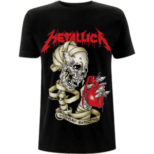 Metallica Ing Heart Explosive Unisex Black XL kép