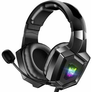 Onikuma K8 RGB Wired Gaming Headset Fekete PC headset kép