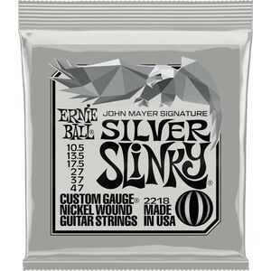 Ernie Ball John Mayer Silver Slinky Nickel Wound Electric Guitar Strings Elektromos gitárhúrok kép