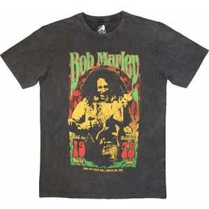 Bob Marley Ing 1978 Stone Wash Unisex Charcoal Grey S kép