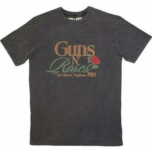 Guns N' Roses Ing California 1985 Stone Wash Unisex Charcoal Grey M kép