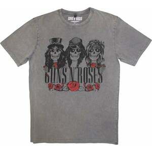 Guns N' Roses Ing Hell Group Stone Wash Unisex Grey L kép