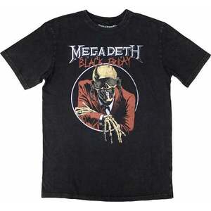 Megadeth Ing Black Friday Stone Wash Unisex Charcoal Grey L kép