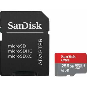 SanDisk Ultra microSDXC 256 GB + SD Micro SDXC 256 GB Memóriakártya kép