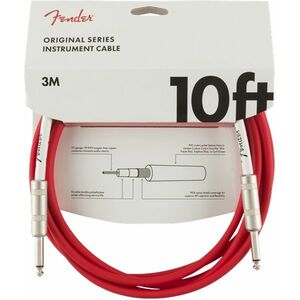 Fender Original Series 10' Instrument Cable Fiesta Red kép