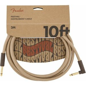 Fender Festival Instrument Cable 10' Pure Hemp Natural kép