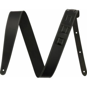 Fender 2" Essentials Leather Strap, Black kép