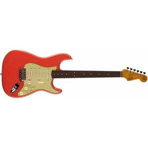 Fender Custom Shop 63 Stratocaster JRN Relic Aged Fiesta Red kép