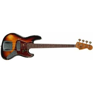 Fender Custom Shop 61 Jazz Bass Heavy Relic 3-Color Sunburst kép